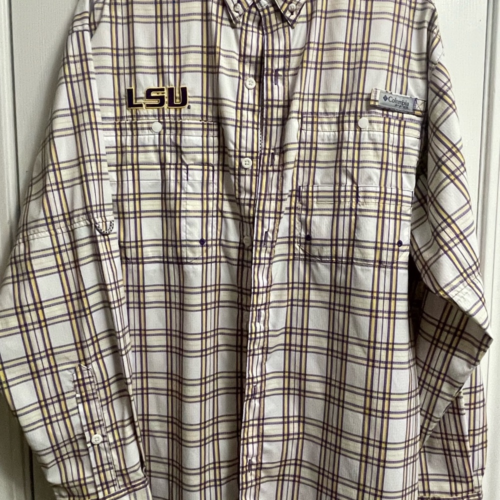 Columbia LSU Tigers Long Sleeve Super Tamiami